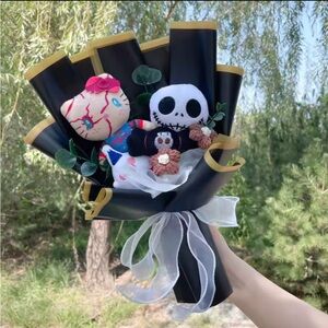 Hello Kitty Black and White Plush Bouquet